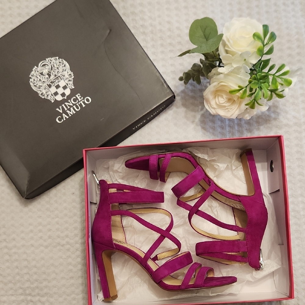 Pink Block Heels - Picture 2 of 6